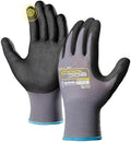 COOLJOB 12 Pairs Safety Work Gloves, Microfoam Nitrile Rubber Coated by COOLJOB