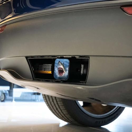 Swono Shark Trailer Hitch Tube Cover Plug Cap, Ocean Sea Huge Shake Jumping Big - Image 4