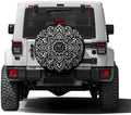 KiuLoam Tribal Ethnic Floral Mandala Spare Tire Cover by KiuLoam
