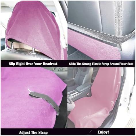 Car Seat Cover Protector Front Seats, - Image 4