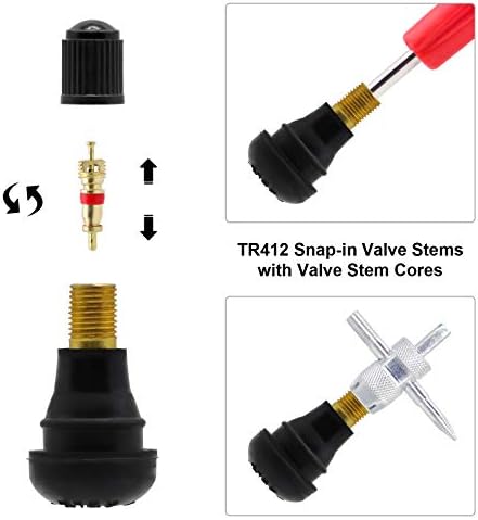 ZHSMS Valve Stem Puller Installer Tool, 4 Way Valve Core Remover, Double Head - Image 5
