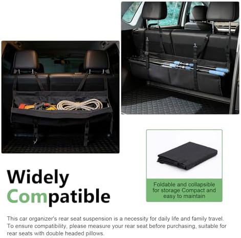 Car Trunk Organizer, Hanging Backseat Storage Bag - Image 7