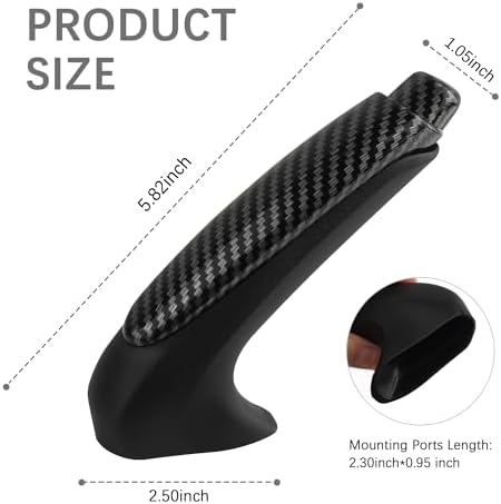 Carbon Fiber Handbrake Cover, OEM#47115-Sna-A82za 47115-Sna-A82zb Parking Brake - Image 2
