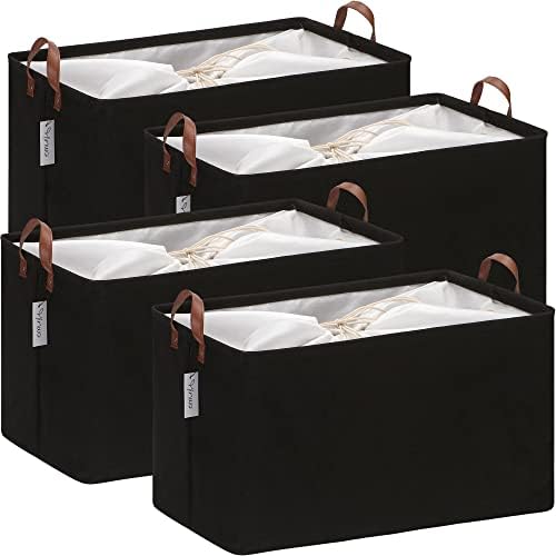 Hinwo 70L Extra Large Canvas Storage Bin by Hinwo