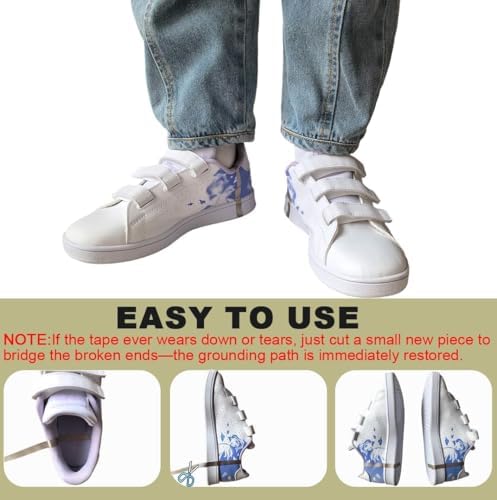 Static Care Conductive Fabric ESD Tape, One Size Fits All Anti Static Heel Tape - Image 6