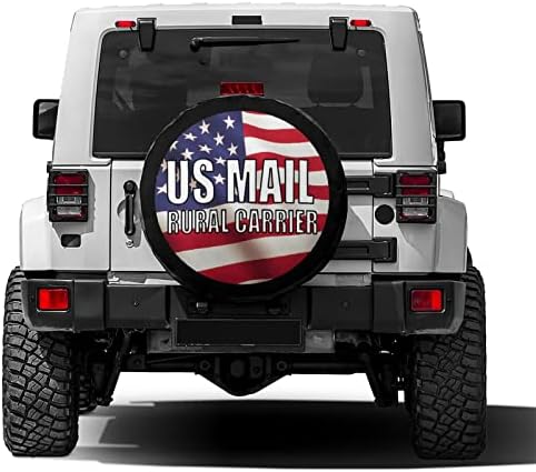 US Mail Rural Carrier Spare Tire Cover Wheel Tire Cover Fit Trailer, SUV and - Image 2