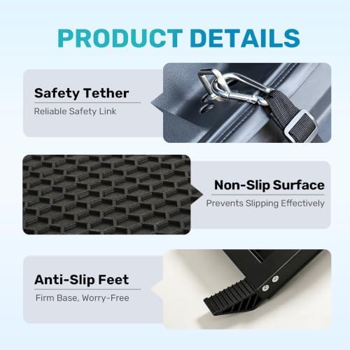 Heeyoo 71" Extra Long Dog Ramp for Car SUV Truck - Image 4