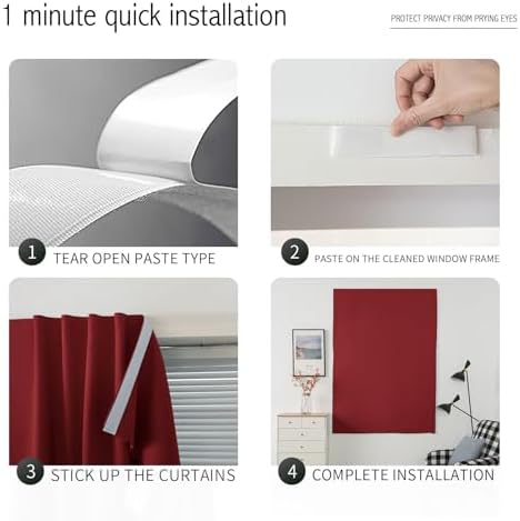 Instant Blackout Window Curtain - Image 4