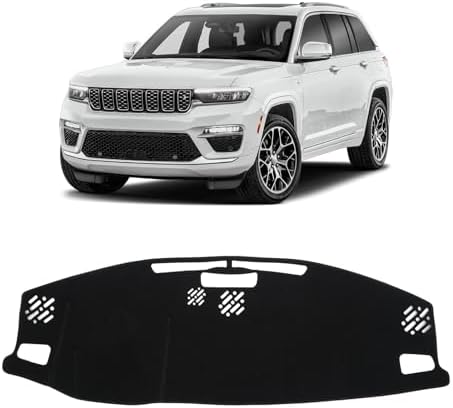 KUST Black Dash Cover for Jeep Grand Cherokee 4XE 2022-2025 2026 Non-Slip by KUST