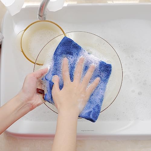 Homaxy 100% Cotton Waffle Weave Kitchen Dish Cloths 8-Pack - Image 4