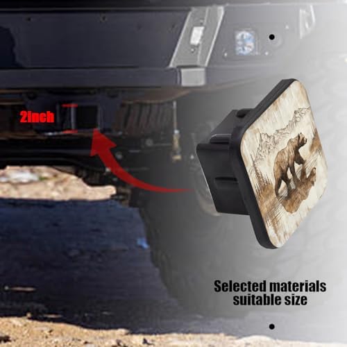 Hitch Cover Fits for 2-Inch Hitch, Car Exterior Accessories, Receiver Tube - Image 6