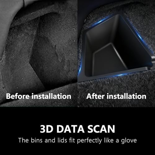 Trunk Storage Bins with Lids for 2026 Tesla Model Y Juniper 5 Seater, Rear - Image 6