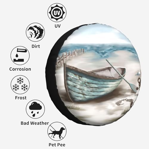 Beach and Boat Spare Tire Cover Wheel Protectors - Image 5