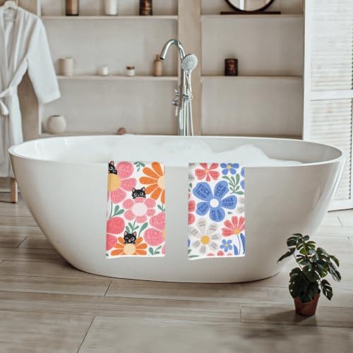 Cat Flowers Trump Decor Kitchen Towels Funny Gifts - Image 5