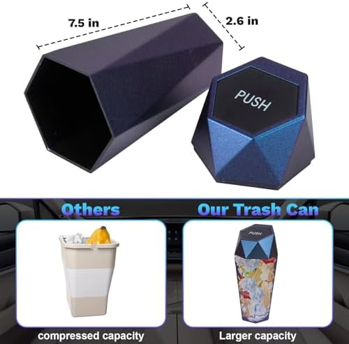 BFXM Car Trash Can Small Trash Bin - Image 6