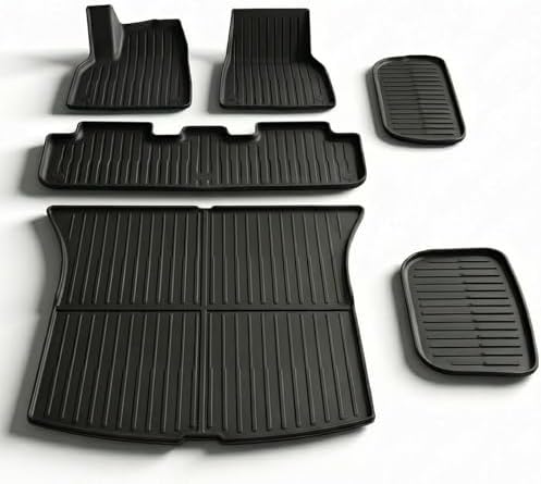 6Pcs Floor Mats & Cargo Liners for Tesla Model Y Juniper 2026 by CYBERBEANS%C2%AE