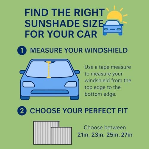 Dash Designs 23" Retractable Windshield Sunshade - Image 4