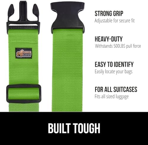 GORILLA GRIP Heavy Duty Luggage Straps - Image 2
