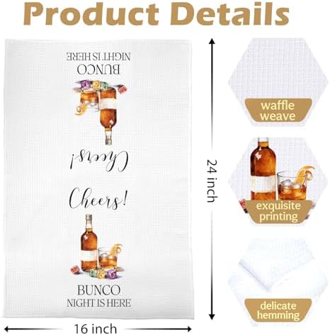 Bunco Whisky Kitchen Towel - Image 5