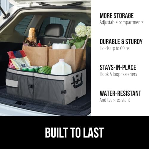 GORILLA GRIP Trunk Organizer for SUV and Cars, Large Capacity - Image 2