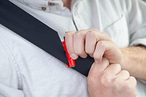resqme The Original Emergency Keychain Car Escape Tool, 2-in-1 Seatbelt Cutter - Image 2