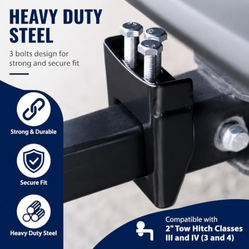 Trailer Hitch Tightener 2 Inch Anti Rattle Clamp - Image 4