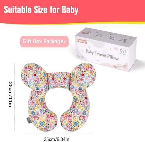 KAKIBLIN Baby Neck Pillow, Upgraded Baby Support Pillow, Baby Neck Support - Image 7