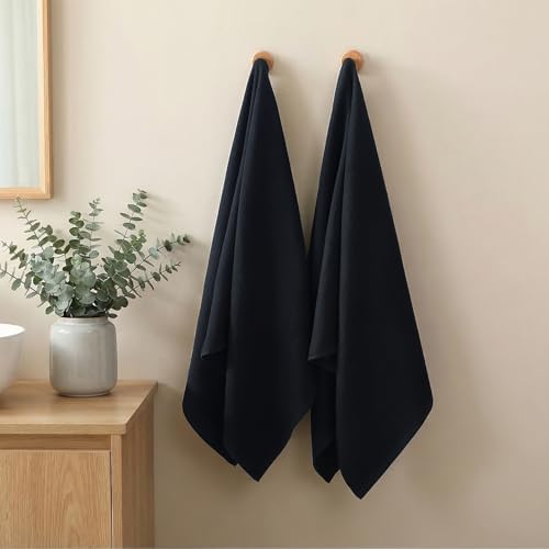 REDKISS 100% Cotton Waffle Weave Bath Towels 4 Piece - Image 2