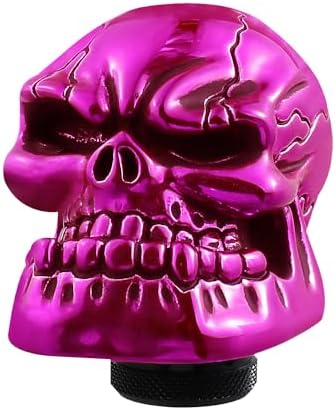 Skull Shift Knob Cars Truck Gear Shifter Stick Handle SUV Purple - Image 5