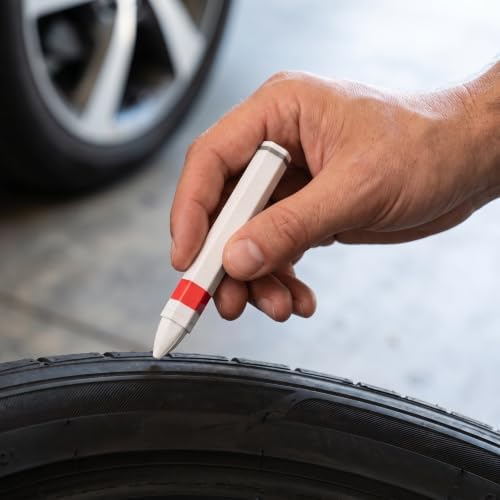 White Wax Tire Marker Crayon Pen - Image 5
