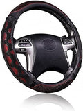 Flying Banner car Steering Wheel Cover Faux Leather Massage Universal fit 3D by FlyingBanner