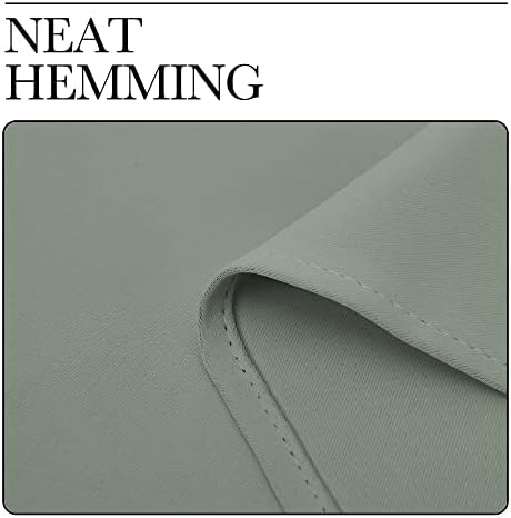 NICETOWN Bedroom Curtain Panels Blackout Draperies, Thermal Insulated Solid - Image 7