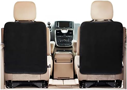 GRBVFDS 2 Pack X-Large Waterproof Kick Mats Backseat Protector, Durable Car - Image 2