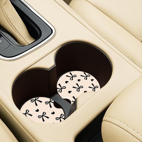 Ceramic Car Coasters – Absorbent Car Cup Holder Coaster Set - Image 6