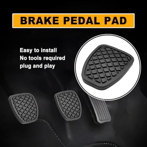 Brake Clutch Pedal Rubber Cover Pad Non Slip 2 Pack Set Auto Accessories Fits - Image 6
