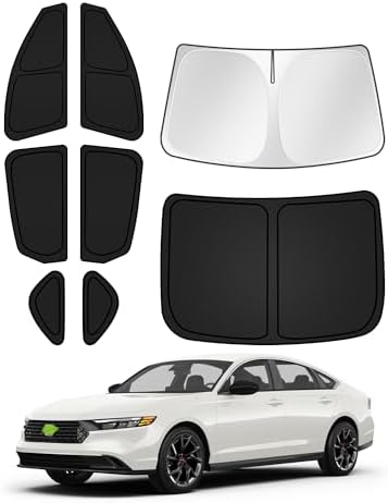 Canvcle Sunshades for Honda Accord 2023-2025 2026 Accessories Windshield Sun by Canvcle