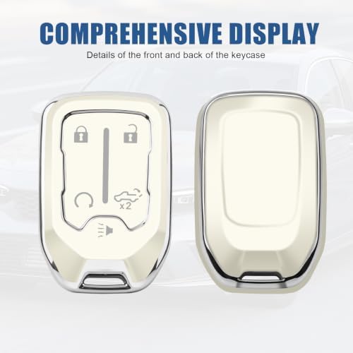 for GMC Key Fob Cover, 5 Buttons TPU Protection Case - Image 4