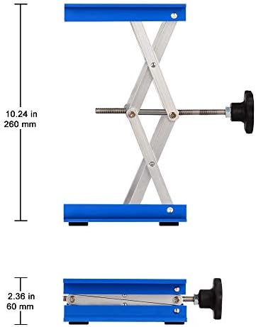 stonylab 6x6 inch Lab Jack, 150x150 mm Aluminum Alloy Top Deck Laboratory - Image 3