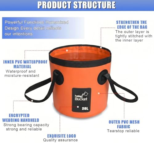 5 Gallon Collapsible Bucket - Image 4