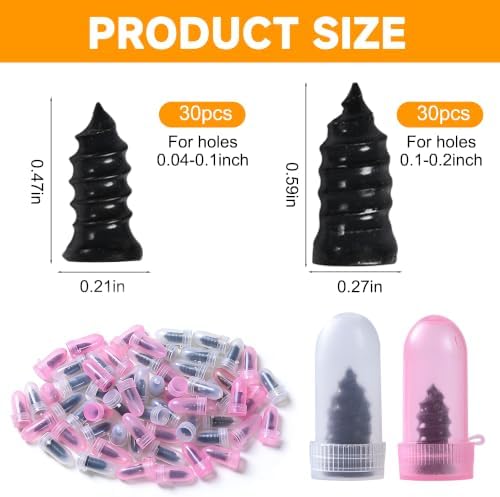 90 Pcs Tire Repair Screws, Tire Patch Kit, Screw in Tire Plugs - Image 2