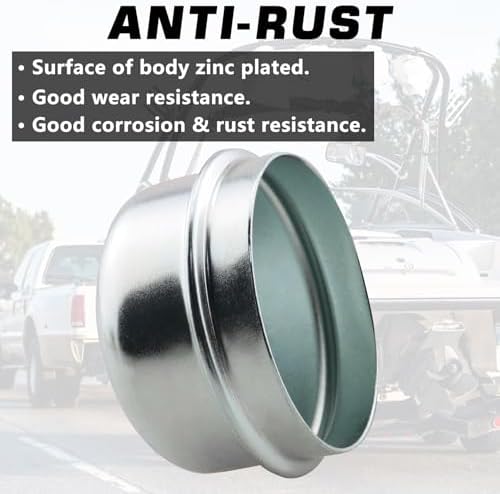 2pcs 1.98'' Trailer Hub Dust Caps - Image 4