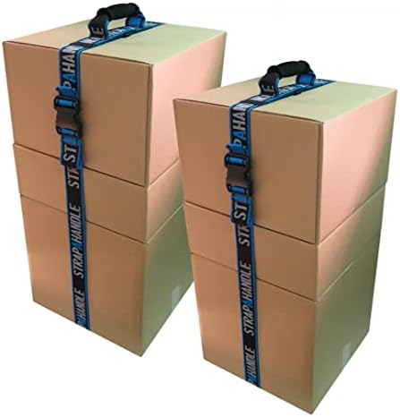 8’ Carry Strap with Handle | 2-Pack | Adjustable Belt | Easy, Carrying Heavy by Strap-A-Handle