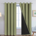 Yakamok Sage Blackout Curtains 96 Inches Long by Yakamok