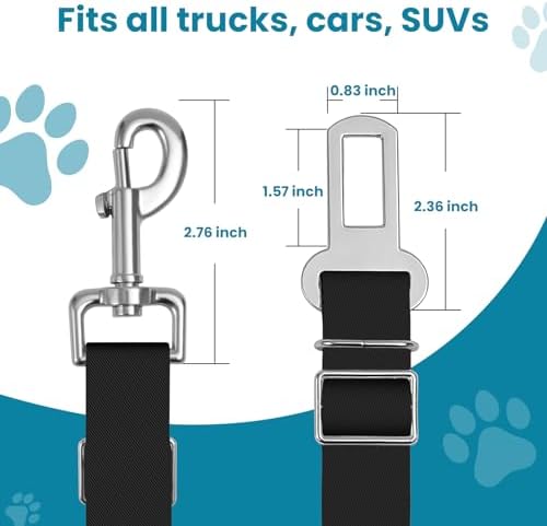 Adjustable pet cat and Dog car seat Belt，The Lanyard is Flexible and Adjustable - Image 5