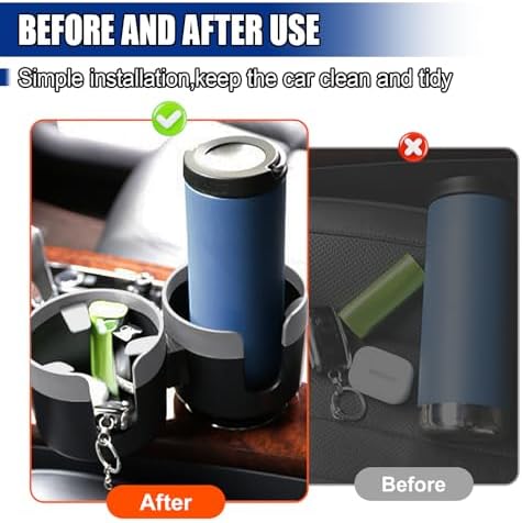 Car Double Cup Holder Extender, Portable Cup Holders Adapter, Universal Car - Image 6