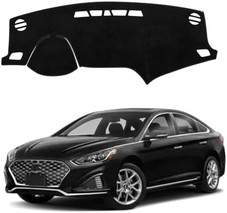 Dashboard Mat Cover for Hyundai Sonata 2015-2019 Nonslip Center Console by BOLTRY