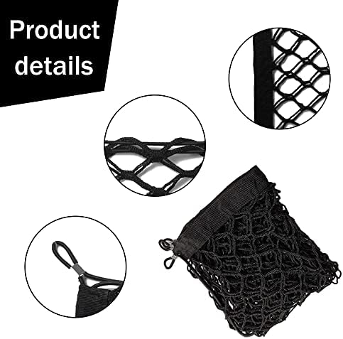 Amiss 2 Packs Cargo Net Stretchable. Adjustable Elastic Trunk Storage Net - Image 4