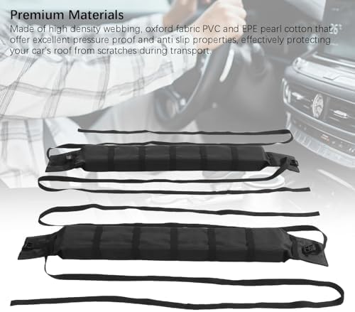 RiToEasysports Soft Roof Rack Pads Universal Car Soft Roof Rack - Image 5