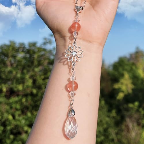 Car Rear View Mirror Accessories Dasiy Car Hanging Ornament, Crystal Rearview by Pyotivol