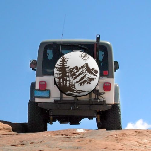 Camper Spare Tire Cover 14 Inch Mountains - Image 5